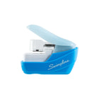 Swingline - Agrafeuses sans agrafes Swingline – bleu-L’agrafeuse sans agrafes fonctionne en perforant une pile de papier et en glissant la languette perforée sous la feuille du dessous