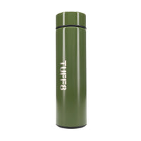 TUFF8 - Bouteille d'eau avec indicateur de température - vert-Capteur de température intelligent, Maintien au chaud et au froid pendant 12 heures