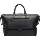 Mancini - Sac de voyage à deux compartiments Buffalo - 20po x 12.5po x 12.75po - Noir-Grand compartiment zippé