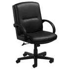 Nightingale - Fauteuil de gestion à dossier moyen Reward - Noir-Coussin d'assise et de dossier