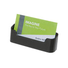 Deflecto - Porte-cartes d’affaires simple Sustainable Office  - noir-Fabriqué à partir de 60% de contenu recyclé