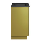 Modway - Quantum 30" Vanette de salle de bain - Or noir-Assemblée requise