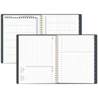 Cambridge – Agenda hebdomadaire/mensuel 2027 grand format – 11 1/4 po H x 9 po l – Denim Blooms – bilingue-Format des pages : 11 po H x 8 1/2 po l