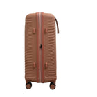 TRAVLR - Ensemble de 3 valises légères à coque rigide - Violet-Pieds latéraux pour assurer la stabilité et la résistance aux chocs
