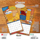 BrownTrout - 2026 J'adore La Bière Calendrier mural Suspendu Mensuel - 30,5 cm l x 61 cm H - Anglais-Conception Durable - Le papier lisse de haute qualité résiste au froissage et ay débordement de l'encre, et la reliure enveloppante épaisse et enduite, fermement fixée par un grand sceau, assure la longévité tout au long de l'année