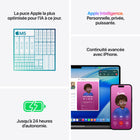 Apple - Portatif MacBook Pro 14 po - puce M5 - SSD 512 Go - Mémoire unifiée 16 Go - Noir Infini - Français-CONNECTEZ ABSOLUMENT TOUT – Ce MacBook Pro comprend trois ports Thunderbolt 4, un port de recharge MagSafe 3, une fente pour carte SDXC, un port HDMI et une prise pour écouteurs. Et il prend en charge jusqu’à deux moniteurs