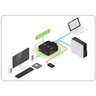 IOGEAR - Commutateur KVM avec câble USB DisplayPort 4K à 2 ports-Conforme DisplayPort 1.1 et HDCP