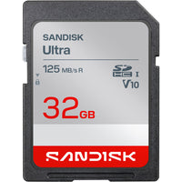 SanDisk - Carte SDHC UHS-I Ultra Plus 32 Go-Les cartes SD SanDisk Ultra sont rapides et offrent des performances d'enregistrement vidéo exceptionnelles pour vous permettre de capturer vos souvenirs à l'instant même où ils se produisent