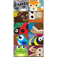 Ashley Productions - Mini-effaceurs non magnétiques pour tableau blanc, Keyhole Kritters, lot de 10-Mini gommes pour tableau blanc non magnétiques, motifs thématiques super amusants et parfaits pour les petites mains !