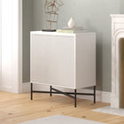Hudson&Canal - Meuble d'appoint Brighton de 71 cm de largeur, - Blanc-Caractéristiques assemblage facile