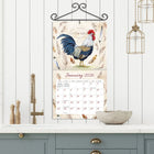 Lang - 2026 Proud Rooster Calendrier Mural Deluxe Mensuel - 30,5 cm l x 30,5 cm H - Anglais-Œillet en laiton pour éviter que le calendrier ne se déchire