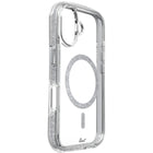 LAUT - Coque AERO SPARKLE MagSafe pour iPhone 16 - Argent cristal-Un mélange de style et de technologie de pointe