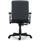 Staples – Fauteuil fonctionnel Luxura Tillcott, gris-Dimensions du dossier : 20,3 à 23,2 haut. x 18,2 larg. (po)