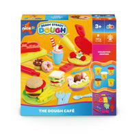 Ready Set - Café pate-Comprend 5 pots de pâte colorée, 1 assiette, 1 tasse et 1 moule à hot-dog, ainsi que de nombreux outils et accessoires pour des créations infinies.