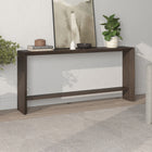 Hudson&Canal - Console Osman de 162 cm de largeur par - Brun aulne-Caractéristiques assemblage facile