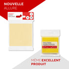 Feuillets auto-adhésifs, jaunes, paq./2-6