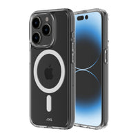 AXS - ULTRA CLEAR Étui compatible magsafe testé contre les chutes pour Apple iPhone 15 Pro-Protection anti-UV pour afficher clairement le design original de votre cellulaire