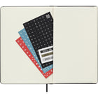 Moleskine - Agenda semainier  Classic18 mois 2025-2026 - couverture rigide - grand format (12 -7 x 21 cm) - noir - 208 pages-Pochette intérieure à soufflet assortie