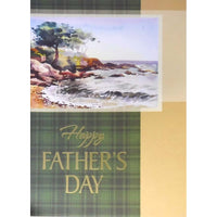 Mill Brook Studio - Cartes De Souhaits De La Fête Des Pères 5-3/8 po x 7-3/4 po / Enveloppes - Paquet De 18 - Vagues-Cartes de souhaits qualité boutique