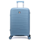TUCCI - Bagage d'enregistrement à coque rigide Lussore 24 po - Bleu-Conçu en Italie – Savoir-faire et style italiens premium. Fabriqué avec une coque rigide en polypropylène haut de gamme, flexible, légère et conçue pour durer