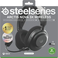 SteelSeries - Arctis Nova 3 - Casque de jeu sans fil pour Xbox Series X - Noir-Préréglages pour cod, fortnite et plus: Contrôlez votre audio à l’aide de l’application mobile pour mieux entendre les bruits de pas en jeu. Déverrouillez un contrôle audio complet grâce à plus de 200 profils de jeu dans l’application compagnon Arctis