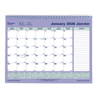 Blueline - 2026 Calendrier mensuel - 11 po x 8-1/2 po - Bilingue-12 mois: janvier 2026 à décembre 2026