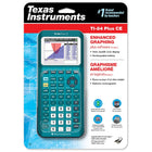 Calculatrice Graphique Texas Instruments TI-84 Plus CE - Sarcelle métallique-Hauteur x  Largeur x Profondeur: 1.3 x 7.5 x 10.6