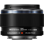 OM SYSTEM - Objectif M.Zuiko Digital 25mm f/1.8 II-Étanche Certifié IPX1. Étanche aux éclaboussures, à la poussière, au gel