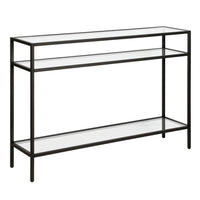 Hudson&Canal - Console Siviline 42" L - Bronze noirci-Un design contemporain moderne pour votre entrée, votre salon, votre bureau et plus encore