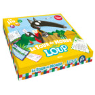 Auzou - Jeu Le Loup qui voulait faire le tour du monde-Plateau de jeu coloré