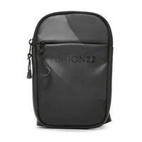 Edition22 - Signature Petit sac bandoulière - Noir-Fabriqué en polyester