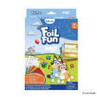 Skillmatics - Foil Fun On the Go Bluey-Comprend plus de 40 autocollants en mousse, 6 toiles à décorer, 50 feuilles métallisées colorées et des yeux mobiles