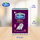 Royale - Mouchoirs Velour à 3 épaisseurs - 82 mouchoirs/boîte - Paquet de 48-9