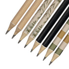 General Supply Goods + Co - Crayons à motif - paquet de 8-Barillet en bois