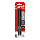 Sharpie - Stylo à pointe fine - noir - paquet de 2-Encre permanente à séchage rapide qui résiste à la décoloration et à l’eau