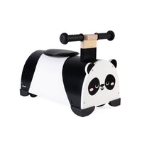 Janod - Porteur Panda-Ce jouet à enfourcher en forme de panda attrayant et tendance deviendra le compagnon idéal à chevaucher
