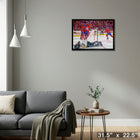 Montreal Canadiens Game-Winning Goal sur toile - Toile encadree - 31" x 22"-Prêt à accrocher - livré entièrement assemblé