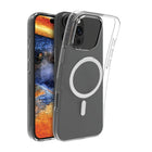 Dbramante1928 - Greenland Pro MagSafe pour iPhone 16 Pro - Transparent-Etui de protection contre les chocs fabriqué à partir de matériaux plastiques 100 % recyclés, compatible MagSafe