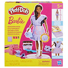 Play-Doh - Poupées Barbie de créateur, Assortis-Créer des tenues pour poupée Barbie Play-Doh est facile et amusant ! Cette poupée de 30 cm peut être placée sur son support et retirée, et possède des bras, des jambes et une tête mobiles