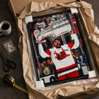 Frameworth - Seth Jarvis Toile encadrée 20 po H x 29 po l Carolina Hurricanes Champions de la Coupe Stanley 2026 - Sous licence officielle LNH/AJLNH-6