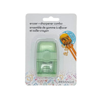 Merangue - Taille-crayon/Gomme 2-en-1  - Couleurs Variées-Taille-crayon et gomme combinés