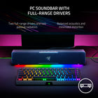 Razer - Leviathan V2 X la barre de son PC -Découvrez la Razer Leviathan V2 X, une barre de son compacte pour le jeu sur PC alimentée via USB Type C qui constitue un accessoire précieux sur votre poste de combat pour vos jeux, films et musiques
