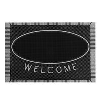 Floor Choice – Tapis d’accueil Friendly - 22 po L x 14 po l - Argent-Couleur argentée moderne qui s’harmonise avec toute entrée