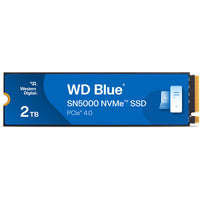 Western Digital - Disque SSD interne NVMe PCIe Gen 4 x4 WD Blue SN5000 2 To-Enregistrez plus de chefs-d'œuvre et profitez d'une inspiration sans fin avec une capacité allant jusqu'à 4 To