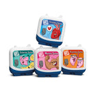 Tonies - Every Body's Talkin' 2 Pocket Tonies ensemble de 4 pièces - Anglais-Liste des titres (en anglais) : 1. Circulatory System 2. Respiratory System 3. Muscular System 4. Endocrine System Durée totale : env. 108 minutes