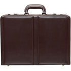 Mancini - Business Mallette extensible - 17.75po x 4.75po x 13po - Bourgogne -Doublure en cuir suédé