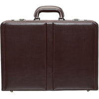 Mancini - Business Mallette extensible - 17.75po x 4.75po x 13po - Bourgogne -Doublure en cuir suédé