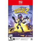 Destroy All Humans! 2: Reprobed pour Nintendo Switch 2-Contenu téléchargeable inclus. Reprobed : Ensemble de skins. Smoking, mankini ou licorne scintillante : 10 skins spéciaux pour Crypto, le roi des extraterrestres maléfiques en personne. Prenez de la hauteur avec 4 peaux spéciales pour sa fidèle soucoupe volante. Habillez-vous pour l'occasion, habillez-vous pour l'invasion