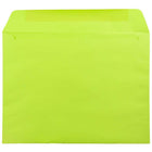 JAM Paper - Enveloppes livret lisses Brite Hue, 9 x 12 po, vert lime, 100 par paquet-Taille : 9 x 12 po