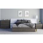 Nexera - Commode James 4 tiroirs, Gris écorce-Cette commode 4 tiroirs a été certifiée ASTM F2057-19, sur les spécifications de sécurité standard pour les unités de stockage de vêtements